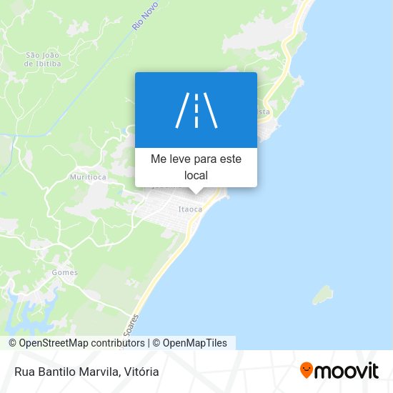 Rua Bantilo Marvila mapa