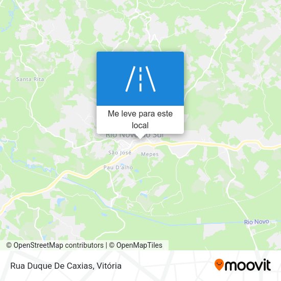 Rua Duque De Caxias mapa