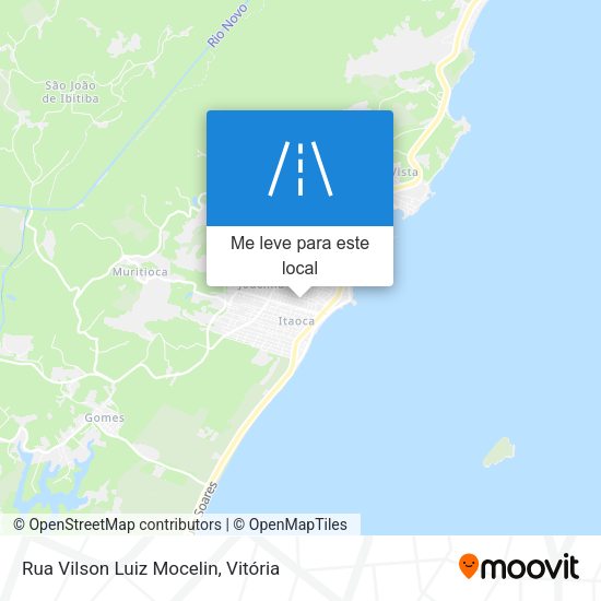 Rua Vilson Luiz Mocelin mapa