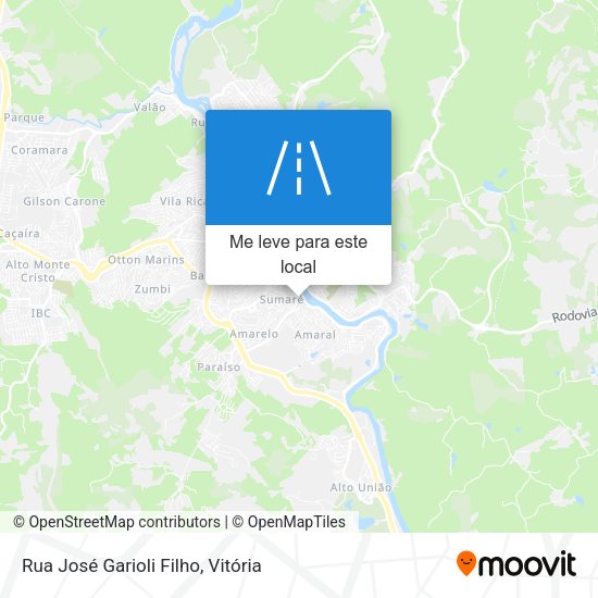 Rua José Garioli Filho mapa