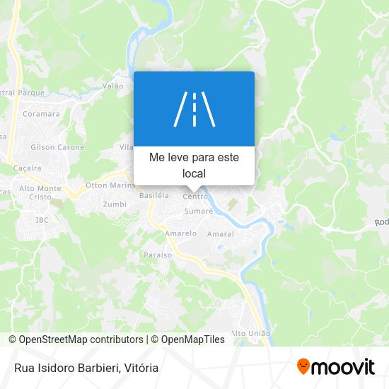 Rua Isidoro Barbieri mapa
