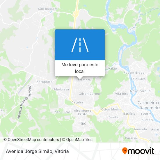 Avenida Jorge Simão mapa