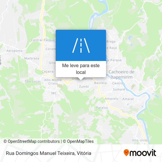 Rua Domingos Manuel Teixeira mapa