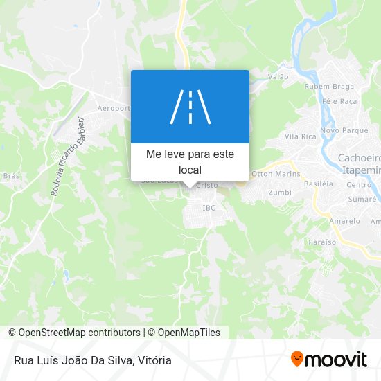 Rua Luís João Da Silva mapa