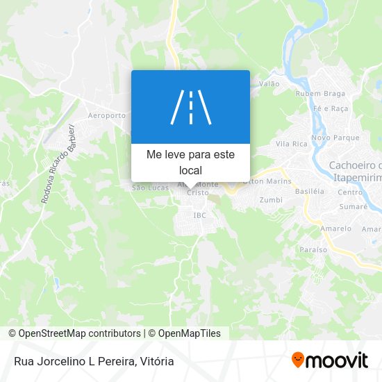 Rua Jorcelino L Pereira mapa