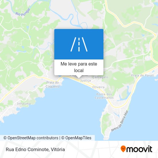 Rua Edno Cominote mapa