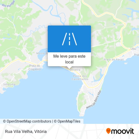 Rua Vila Velha mapa