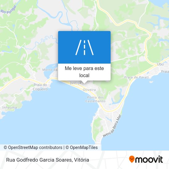 Rua Godfredo Garcia Soares mapa