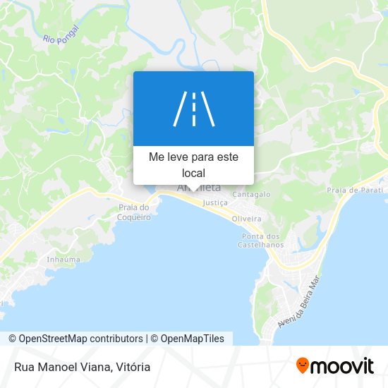 Rua Manoel Viana mapa