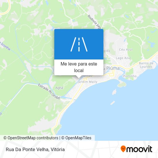 Rua Da Ponte Velha mapa