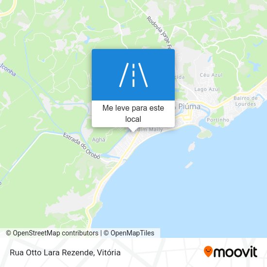 Rua Otto Lara Rezende mapa