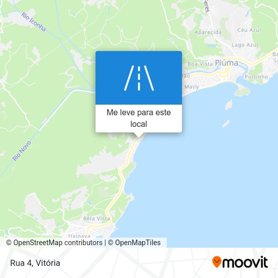 Rua 4 mapa