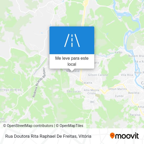 Rua Doutora Rita Raphael De Freitas mapa