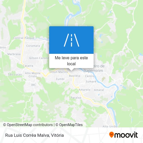 Rua Luis Corrêa Malva mapa