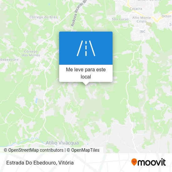 Estrada Do Ebedouro mapa