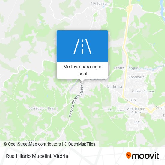 Rua Hilario Mucelini mapa