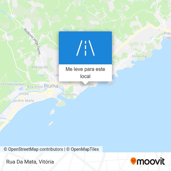 Rua Da Mata mapa