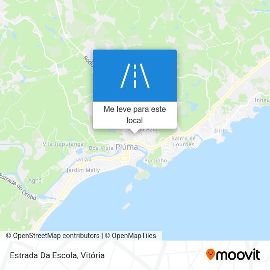 Estrada Da Escola mapa