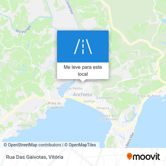 Rua Das Gaivotas mapa