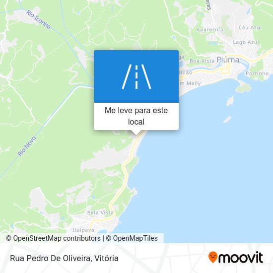 Rua Pedro De Oliveira mapa
