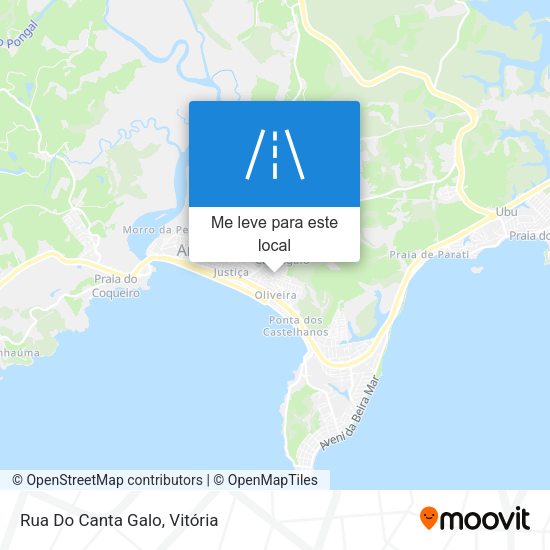 Rua Do Canta Galo mapa