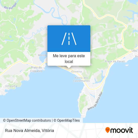 Rua Nova Almeida mapa