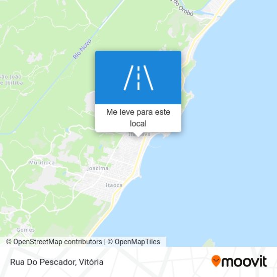 Rua Do Pescador mapa