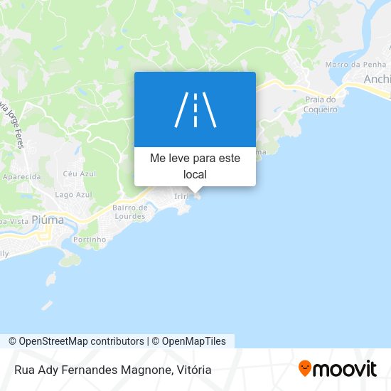 Rua Ady Fernandes Magnone mapa