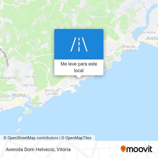 Avenida Dom Helvecio mapa