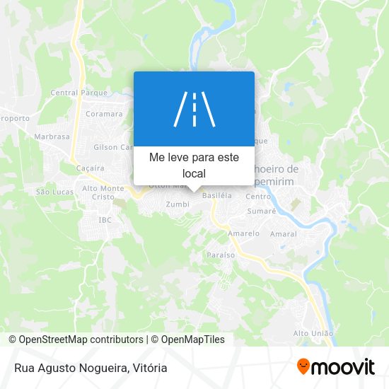 Rua Agusto Nogueira mapa