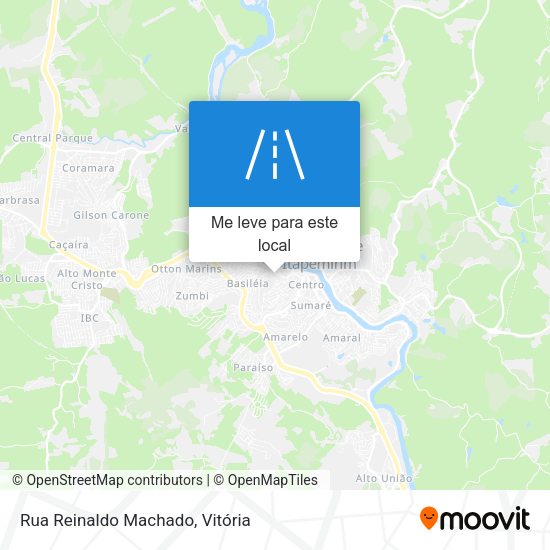 Rua Reinaldo Machado mapa