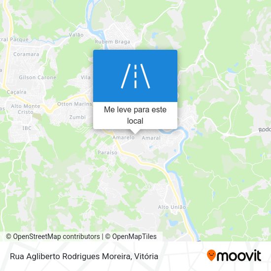 Rua Agliberto Rodrigues Moreira mapa