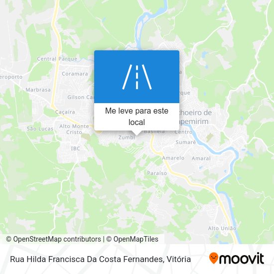 Rua Hilda Francisca Da Costa Fernandes mapa