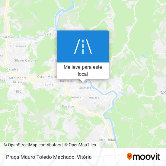 Praça Mauro Toledo Machado mapa