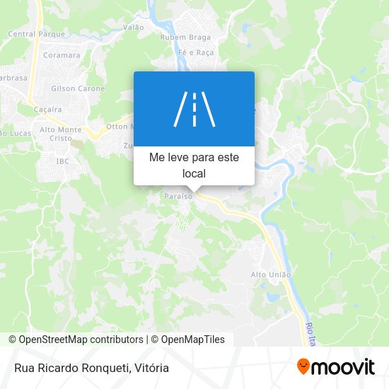 Rua Ricardo Ronqueti mapa