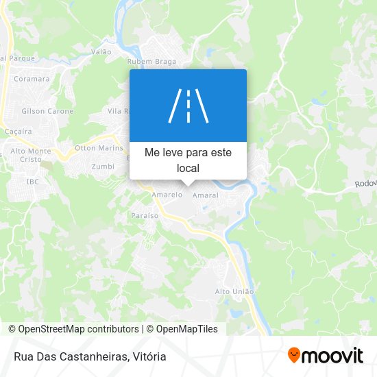 Rua Das Castanheiras mapa
