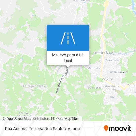 Rua Ademar Teixeira Dos Santos mapa