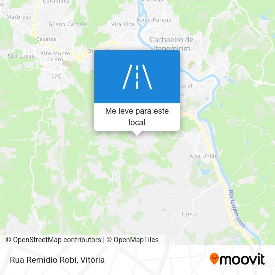 Rua Remídio Robi mapa