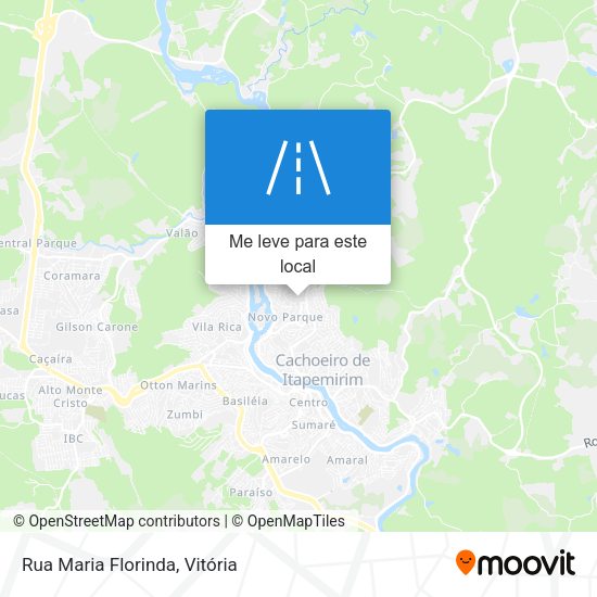 Rua Maria Florinda mapa