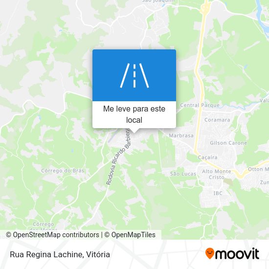 Rua Regina Lachine mapa