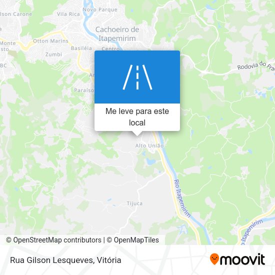 Rua Gilson Lesqueves mapa