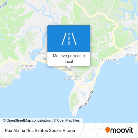 Rua Alaina Dos Santos Souza mapa