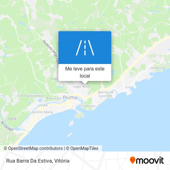Rua Barra Da Estiva mapa