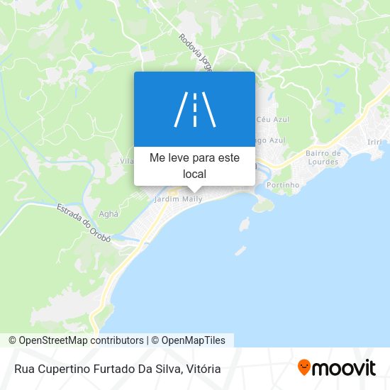 Rua Cupertino Furtado Da Silva mapa