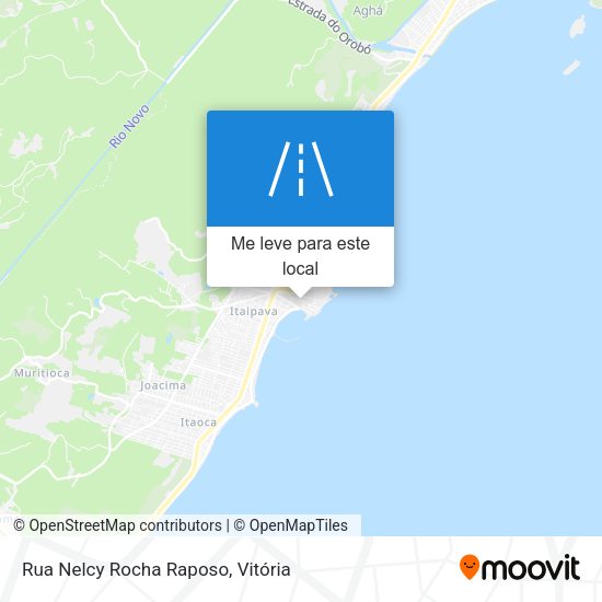 Rua Nelcy Rocha Raposo mapa