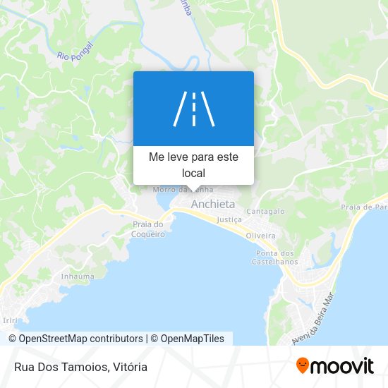 Rua Dos Tamoios mapa