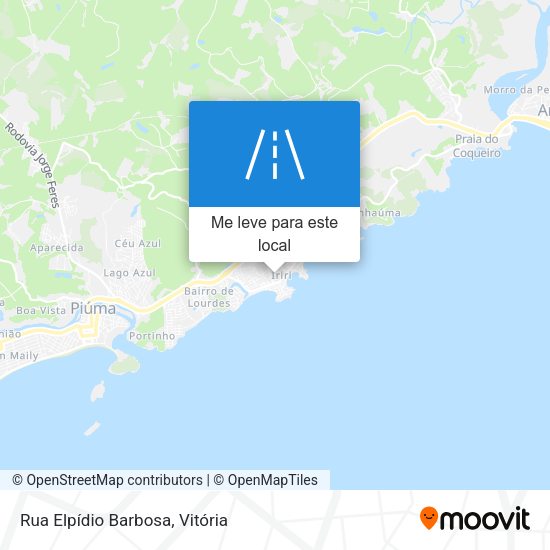 Rua Elpídio Barbosa mapa