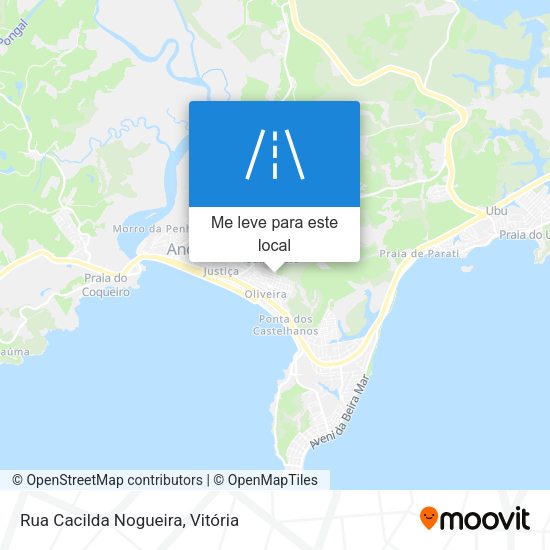Rua Cacilda Nogueira mapa