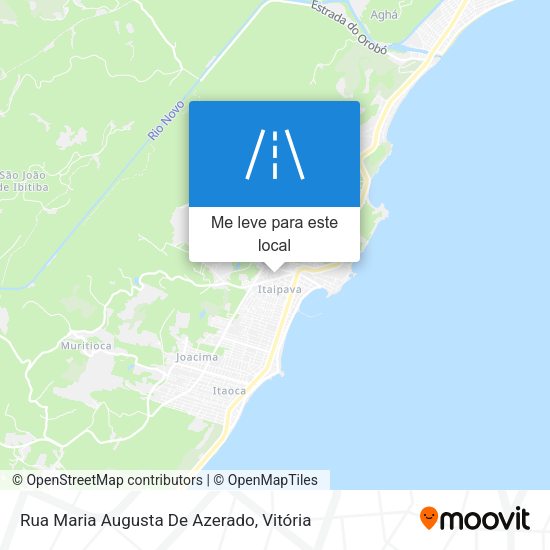 Rua Maria Augusta De Azerado mapa