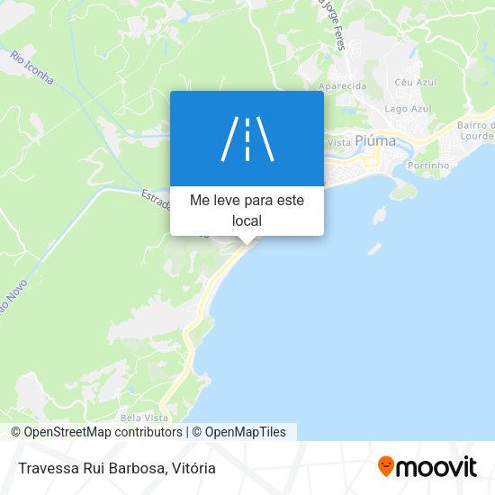 Travessa Rui Barbosa mapa